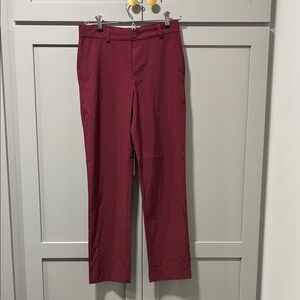 Vineyard Vines Kids Burgundy Performance Pants